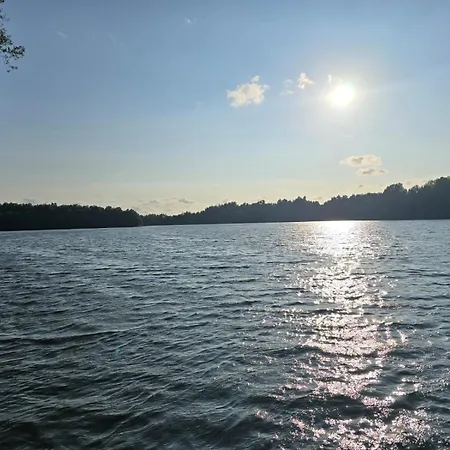 Na Kaszubach Nad Jeziorem - Prywatne Jacuzzi I Rowerek Wodny